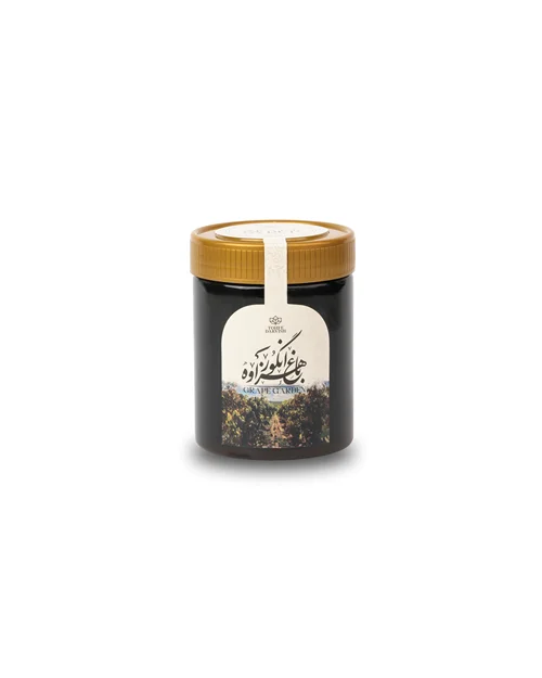 شیره عسلی انگور-طرح باغ انگور هزاوه (450 گرمی)